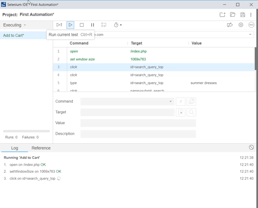 Selenium ide как пользоваться