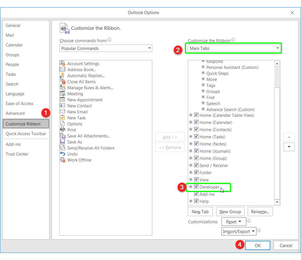 Getting Started With Outlook Macro Deeps Online