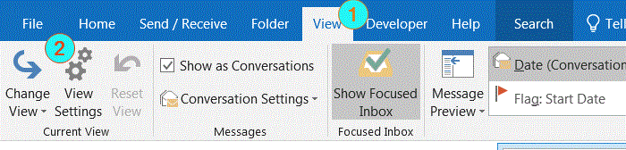 view settings outlook for mac conditional formatting